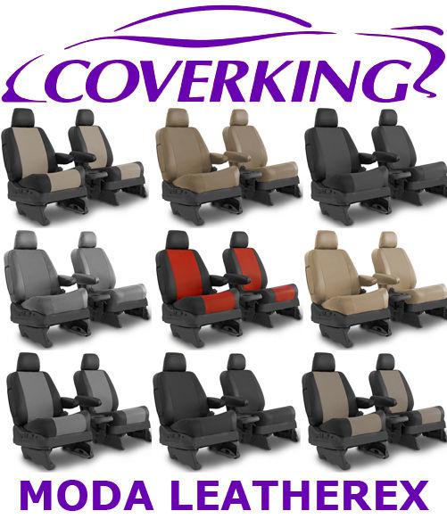 Coverking moda leatherex leatherette custom seat covers for lincoln mark lt    