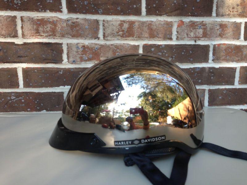 Harley-davidson motorcycle chrome black helmet v-rod vrod vrsc vrsca fatboy