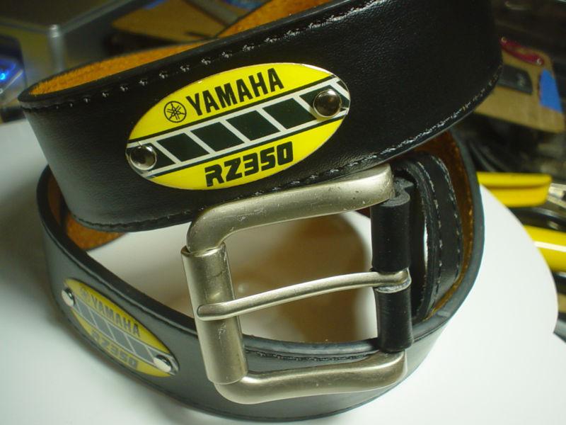 Yamaha rz 350 motorcycle leather belt size m ypvs rd lc rz350 kenny roberts col