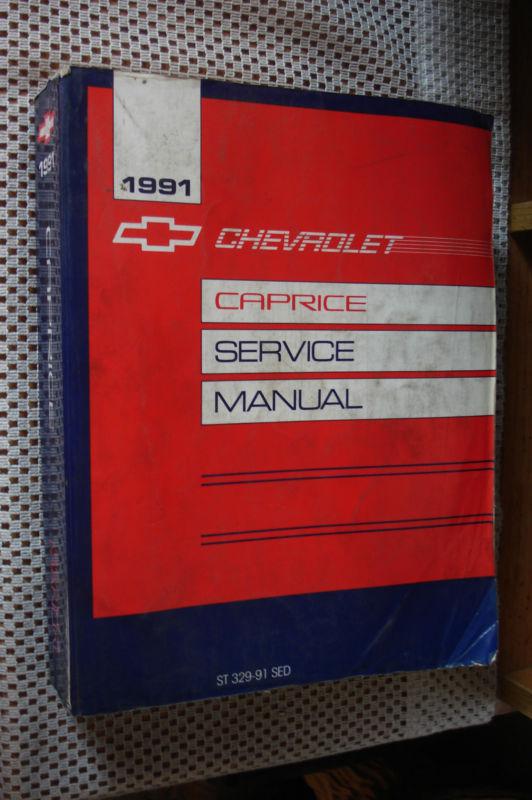 1991 chevy caprice shop manual original service book gm repair book