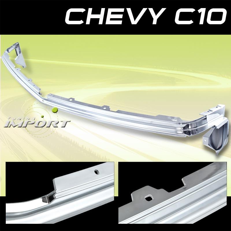 Chevy 88 89 90 91 92 93 pickup c10 chrome upper bumper pad filler new