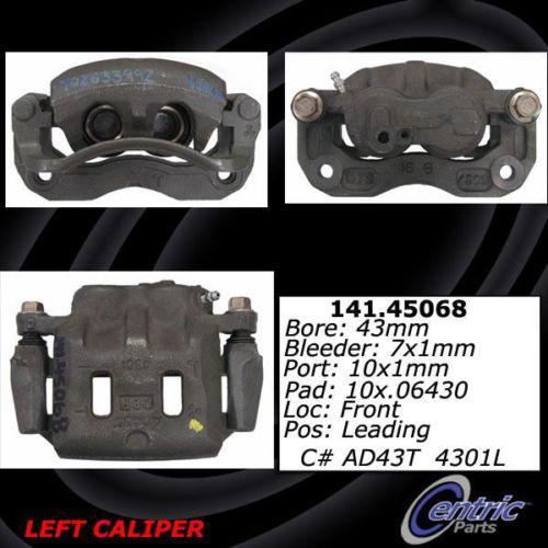 Centric 141.45067 front brake caliper-premium semi-loaded caliper