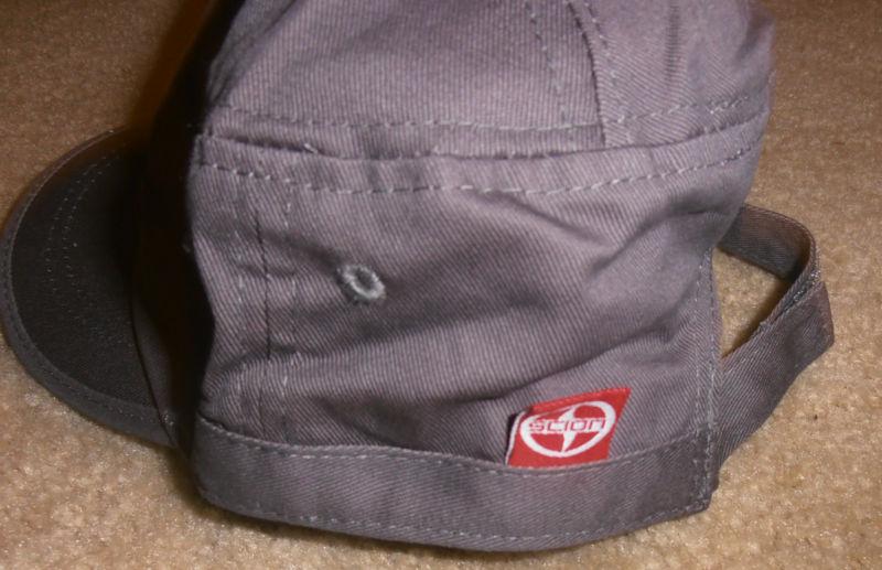 Scion adjustable gray painters cap with scion 