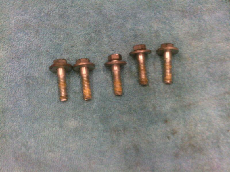 Used harley sportster dyna fxd xl 883 1200 rear pulley bolts bolt for mag wheel