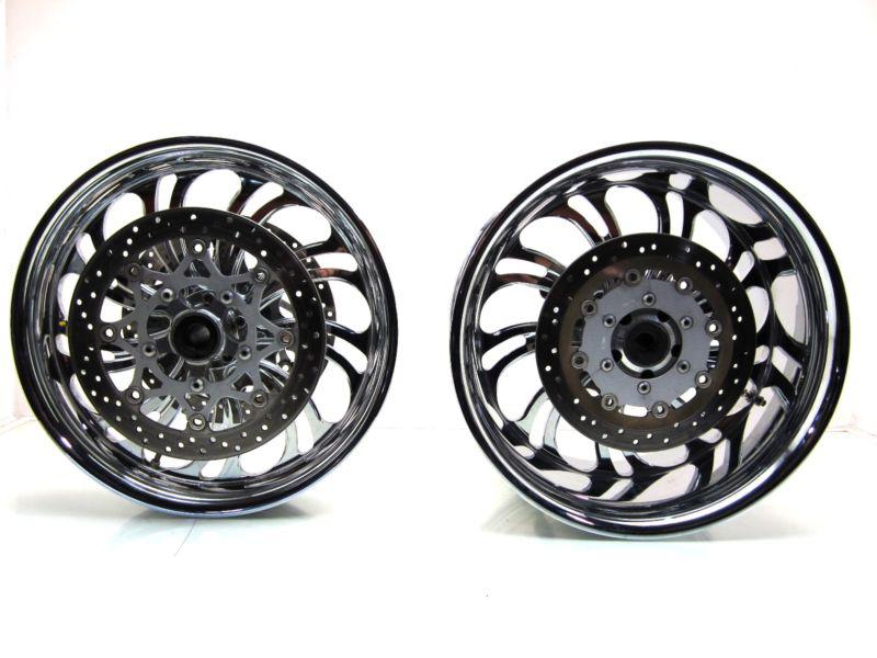 06 07 08 09 10 11 12 13 boulevard m109r coastal moto genesis front rear wheels  