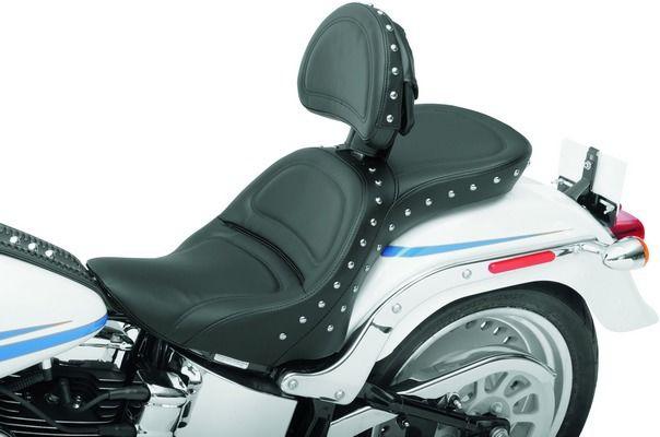 Saddlemen explorer special seat with backrest for harley davidson fxstc 07-10