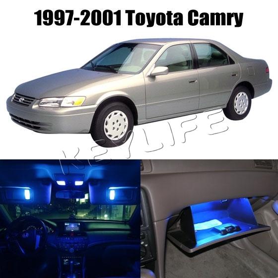 For toyota camry 97-01 light package white led package kits deal blue