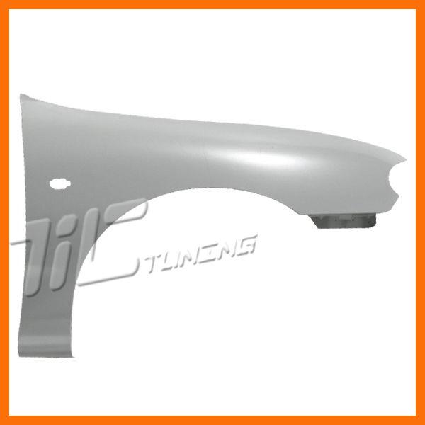 Passenger front primered steel fender for 99 00 hyundai elantra w/s.lamp hole rh