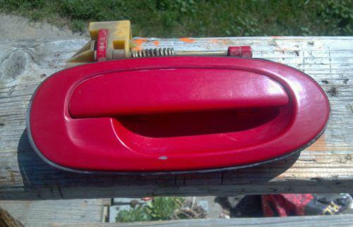 1998-2002 ford escort mercury tracer rear righ back door outside door handle red