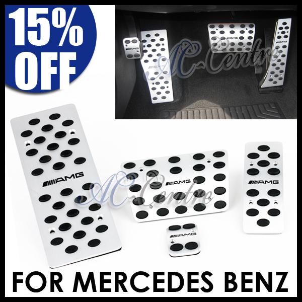 Mercedes benz ml class w164 aluminum automatic car pedal set amg interior parts