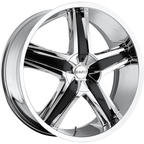 22x9.5 chrome bazo b501 wheels 5x115 5x120 +18 bmw 7 series 750 x6m 5 series 550