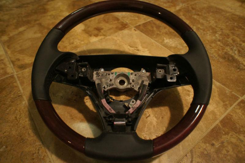 Lexus gs350 2007 wood grain steering wheel oem