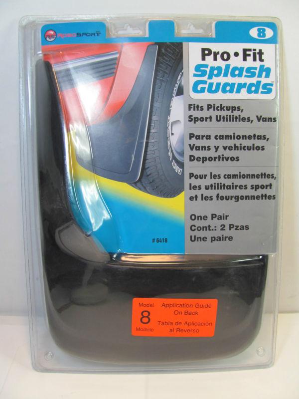 2 pro-fit splash guards model 8 - many models check chart