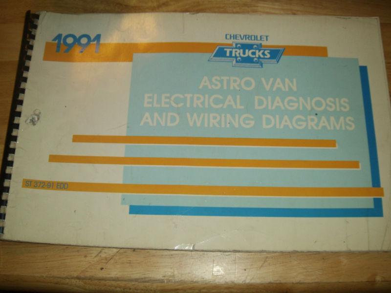 1991 chevrolet astro van electrical diagnosis / wiring diagram shop manual