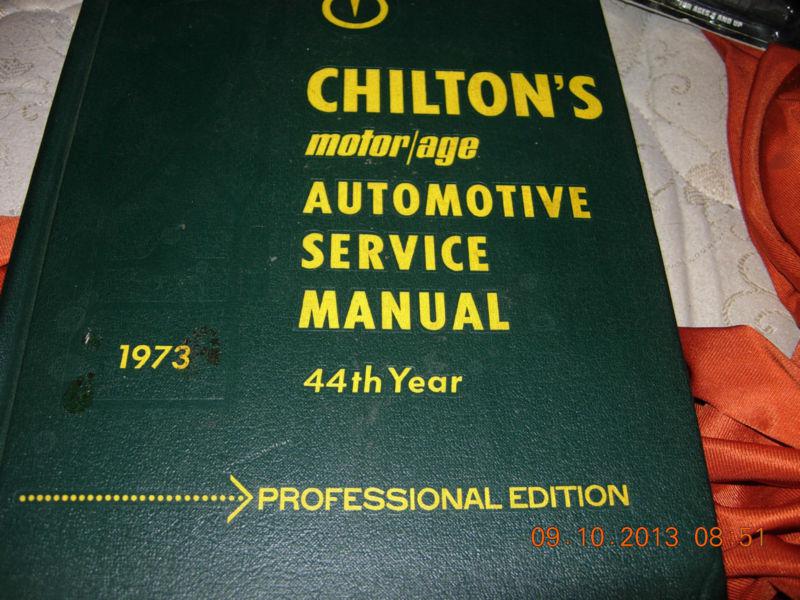 1973 chilton automotive service manuals