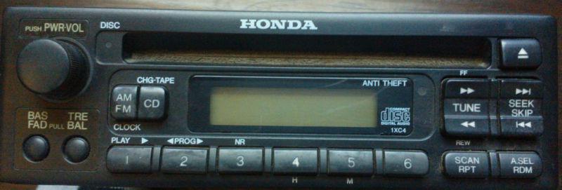 Honda civic accord prelude odyssey cr-v radio stereo receiver cd player oem 1xc4