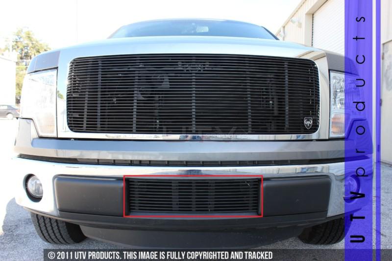 2013 ford f150 bumper billet grille black kit 1pc all f-150's except raptors