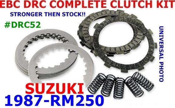 Ebc drc series clutch kit suzuki 1987 rm250  #drc52