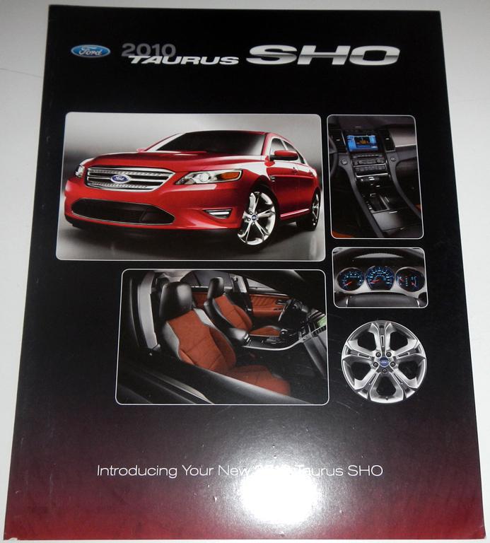 2010 ford taurus sho introduction brochure