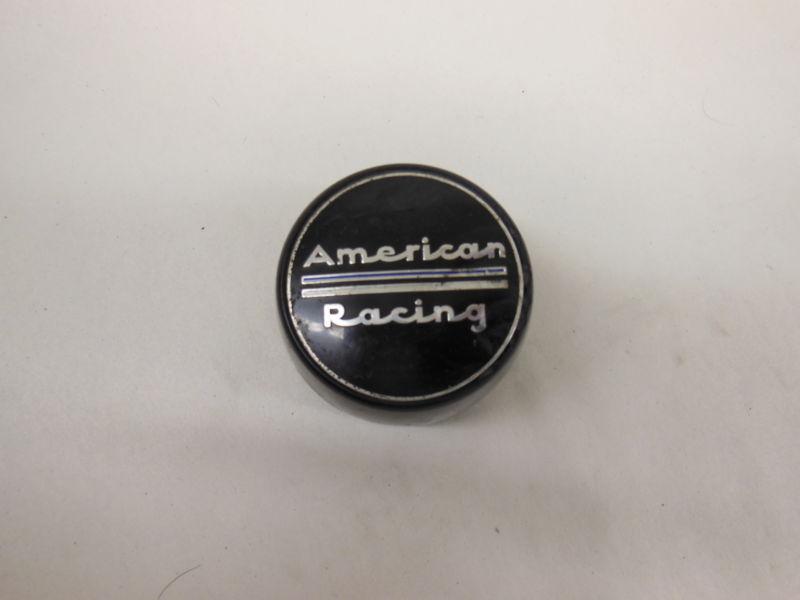 American racing center cap 2 1/4" diameter vintage style 1 1/4" tall 