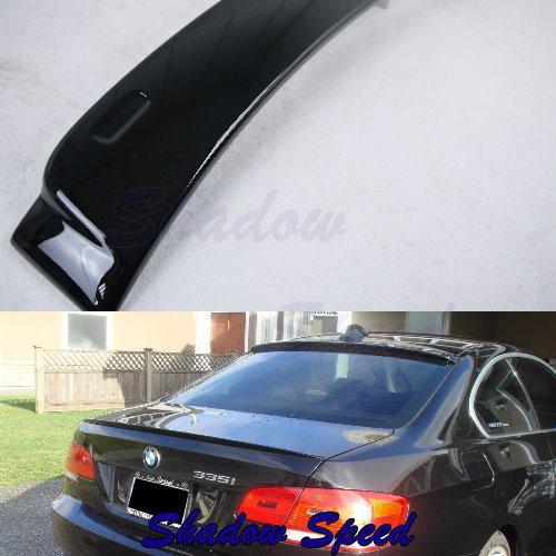 Painted e92 bmw coupe a style rear roof spoiler + rear trunk spoiler 668