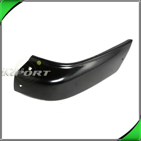 96-98 nissan pathfinder black w/flare left driver front bumper end side cover