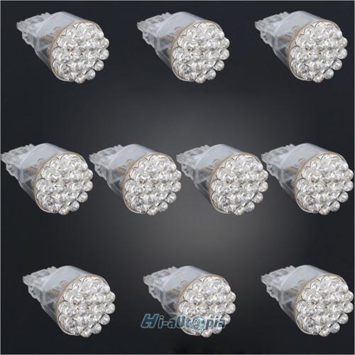 New 10x 3156 white 24 led car bulb tail stop turn signal light white