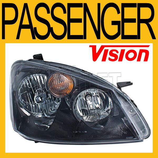 05 06 nissan altima head light halogen lamp w/o hid right replacement new r/h