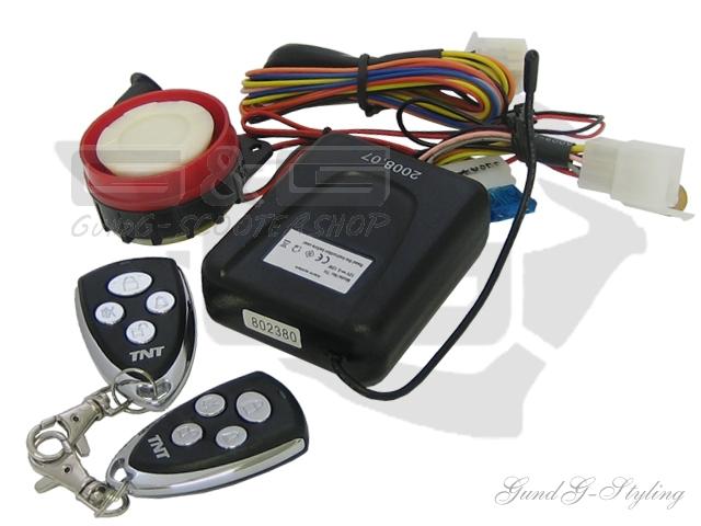 Alarm system universal for motorcycle, quad, atv, scooter