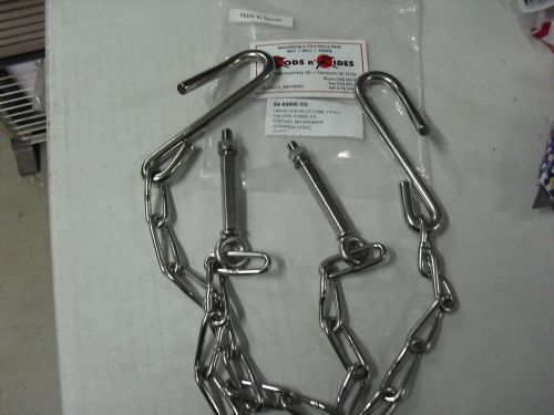 1954 to 1987 chevrolet gmc truck stainless steel tailgate chains pair stepside