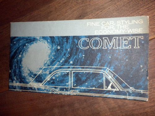 1960 mercury comet original sales literature brochure coupe sedan wagons