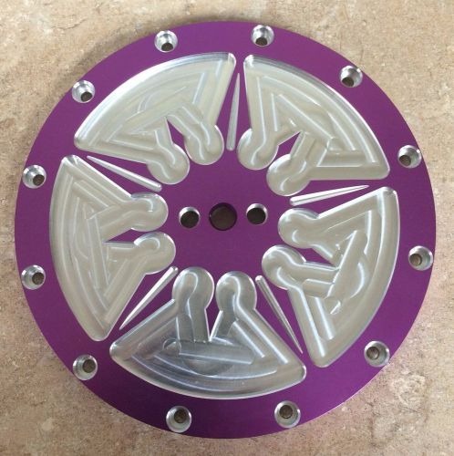 Jr. dragster polar primary clutch cover - purple diamondback