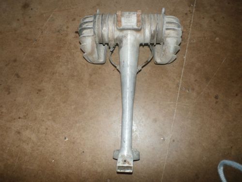 Caille outboard exhaust manifold  antique outboard
