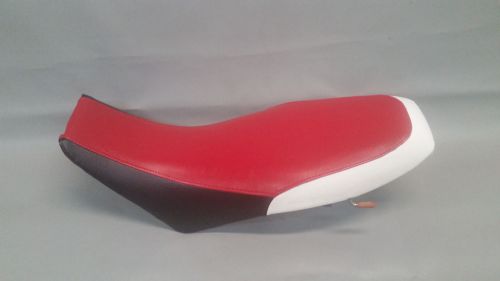 Polaris predator 50 seat cover in 3-tone red/black/white  or 25 color options