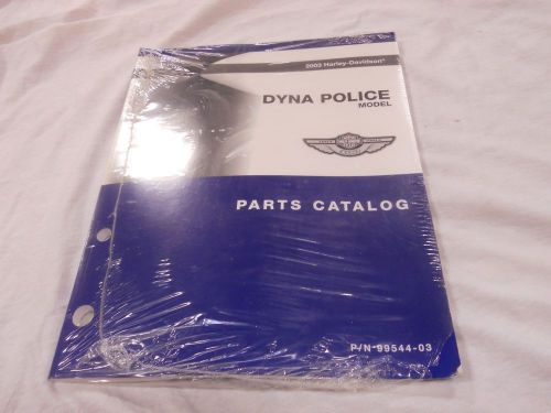 99444-03, 2003 harley dyna police parts manual 1450cc,niw,oem hd,$1.95 shipping