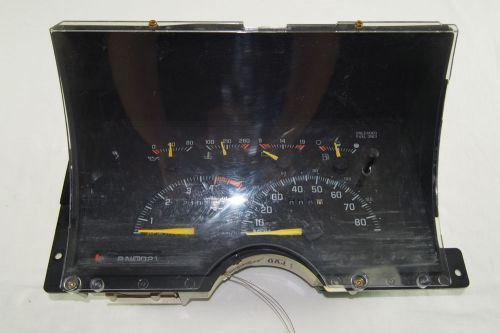 1991 1992 1993 1994 chevy gmc silverado sierra k/c 1500 gauge cluster with tach