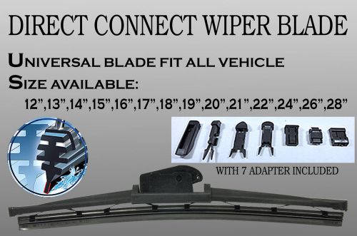 Icbeamer 26&#034;+21&#034; combo all season direct connect 7adapter hook wiperbl gt2165