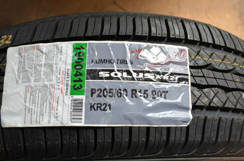 1 new 205 60 15 kumho solus kr21 tire