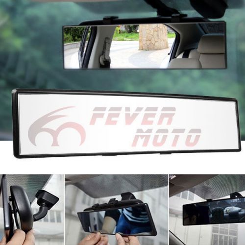 1x car clear 300mm wide convex curve interior clip rearview mirror for honda fm