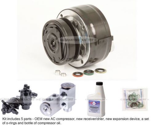 New air conditioning compressor kit - genuine oem ac compressor &amp; clutch + more