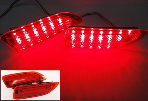 Lexus ct200h red lens rear bumper reflector add-on led tail brake light corolla