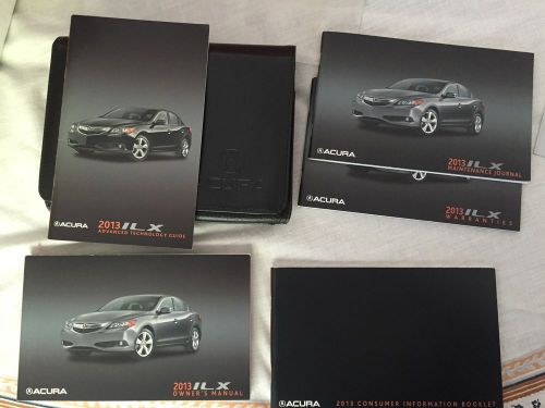 2013 acura ilx owner&#039;s owners manual with case