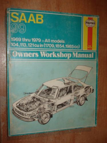 1969-1979 saab 99 service manual shop book haynes repair 70 71 72 73 74 75 76 77