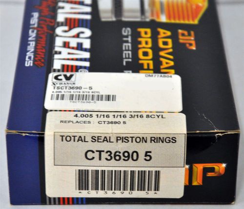 Total seal ct3690-5 tnt top ring set 4.005 1/16 1/16 3/16 std oil tension