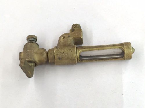 Vintage brass oil level sight gauge for t-model