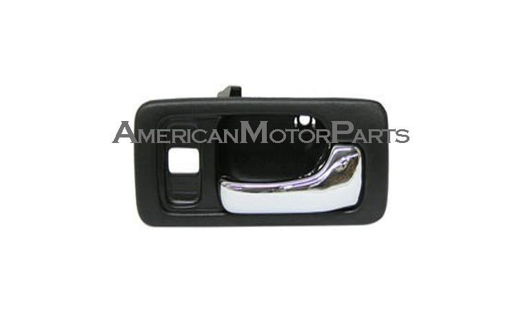 Right replacement inside frt/rear door handle w/ manual lock 90-93 honda accord