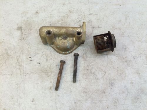 Volvo penta thermostat housing  130 4 cylinder brass aq130 aq