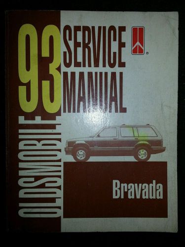 1993 oldsmobile bravada factory service manual