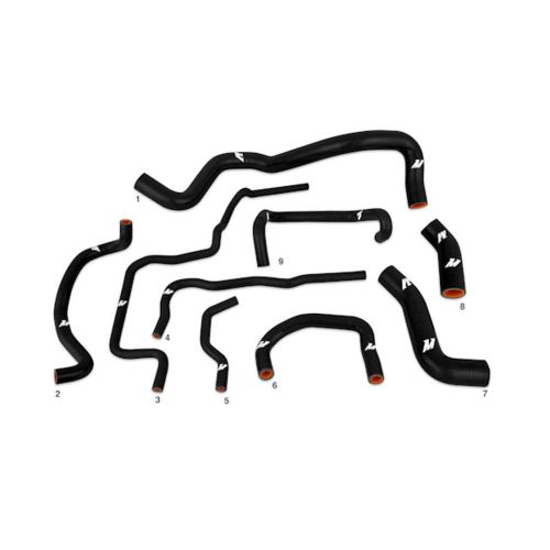 Mishimoto black silicone radiator hose kit for 2002-05 volkswagen golf 1.8t