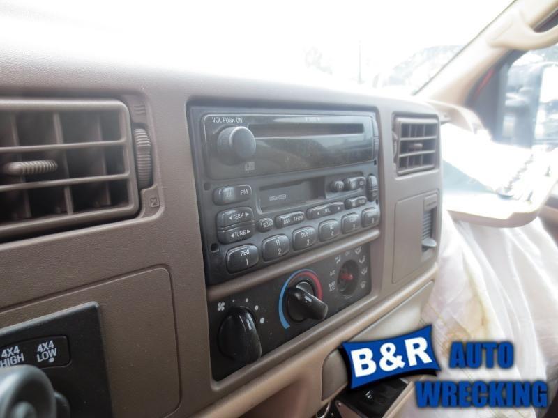 Radio/stereo for 99 00 01 02 03 04 ford f250 super duty ~ am-fm-cass-cd single d